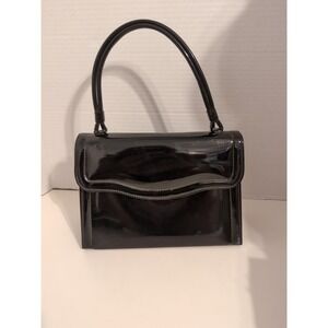 Vintage Theodor‎ of California Black Patent Leather Handbag